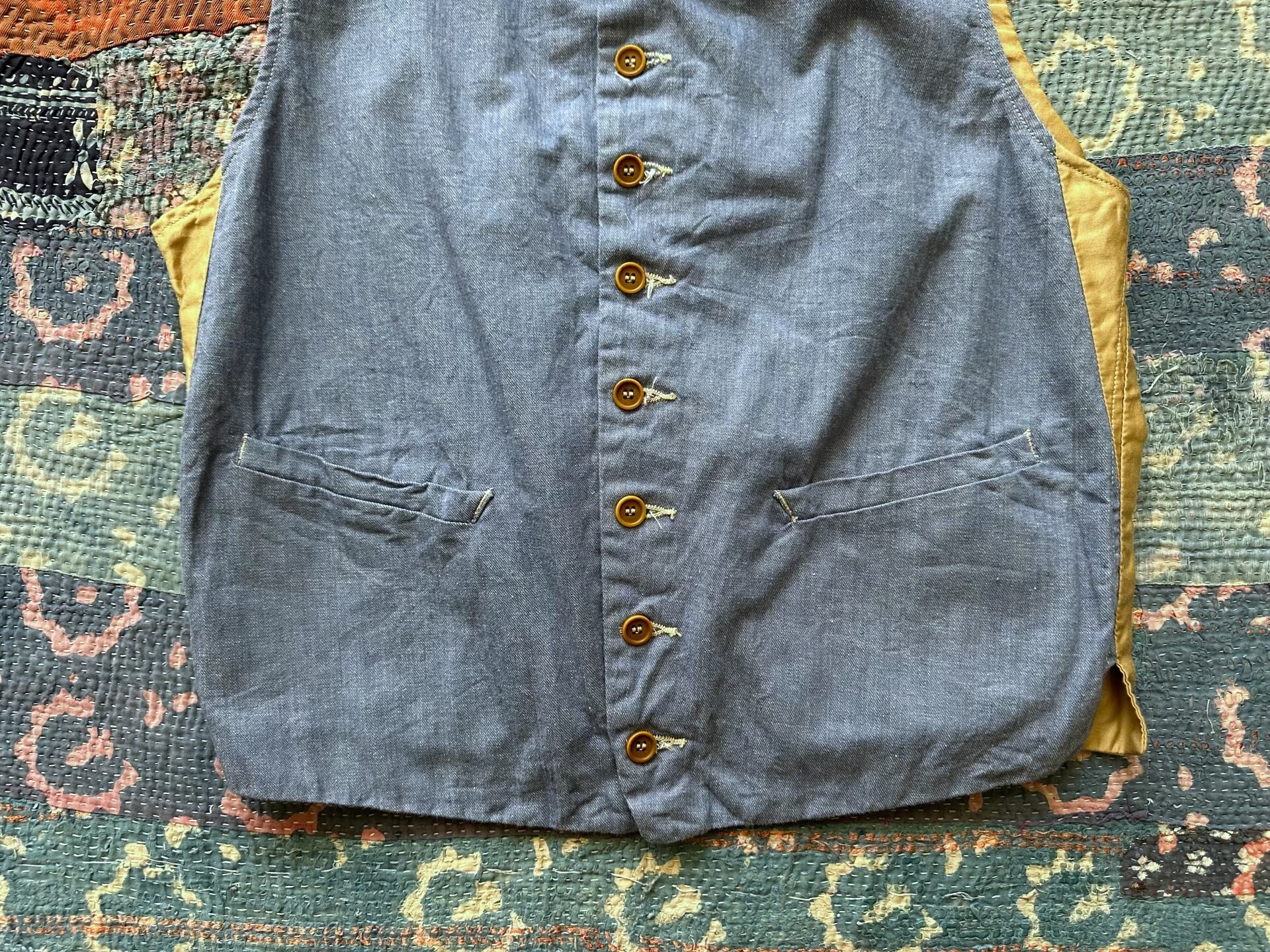 Mister Freedom French Workwear Vest — back