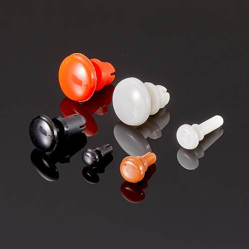 圆头尼龙塑料铆钉PC板固定卡扣十字R型子母膨胀铆钉尼龙铆钉R