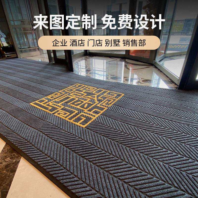 大门口加厚防滑地垫商场进门门垫家用入户门吸水地毯底垫脚垫
