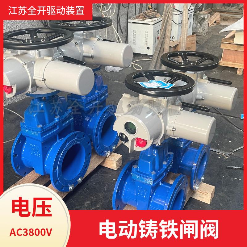 电动软密封球墨铸铁法兰闸阀Z945X-16Q DN100自来水管道专用
