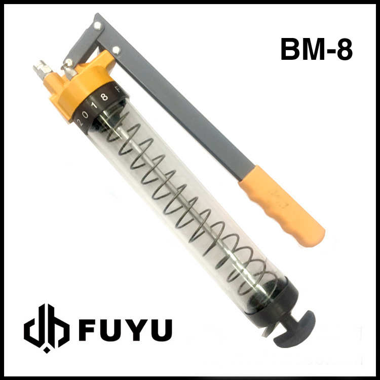 富宇黄油枪透明手动省力800重型挖机配件汽修润滑油注油枪BM-8
