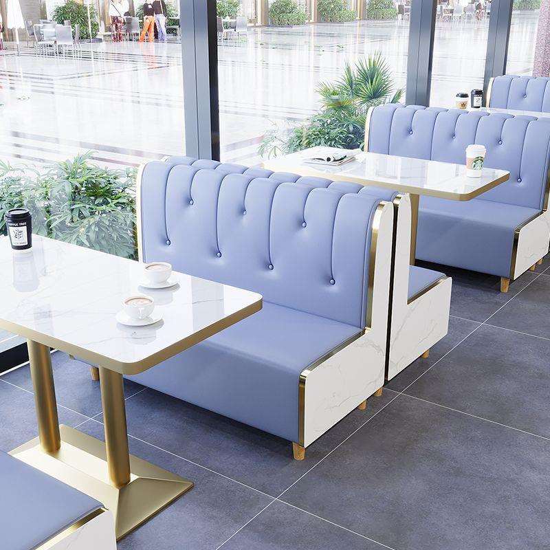 网红奶茶店桌椅组合小吃餐厅汉堡甜品烘培快餐咖啡厅商用卡座沙发