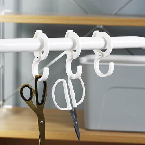 Set of 2 Adjustable Slot Hooks, Multi-functional Kitchen, Ba