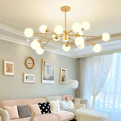 轻奢厅吊灯2灯02客BLZ5年新款中山现简约餐厅灯大气具魔豆代卧室