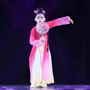 湘云飞古典舞蹈服民族衣服桃李杯剧目团扇中国风汉服艺考演出服