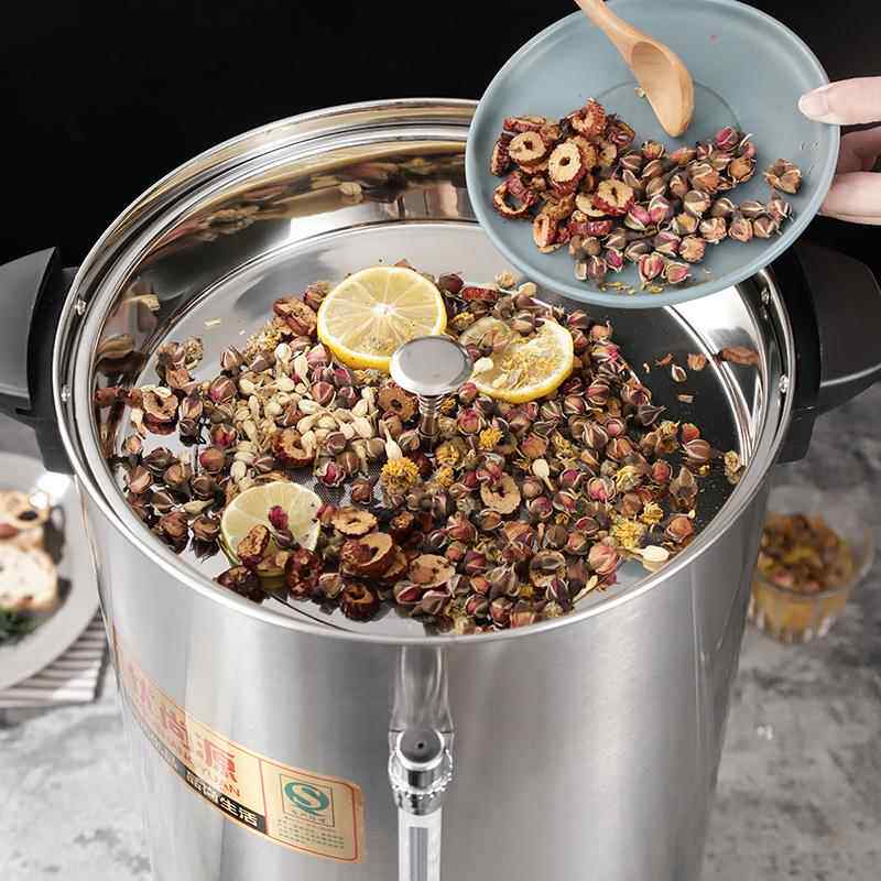 不煮茶桶3壶SD-204锈钢泡茶桶煮茶壶大容量煮茶器商用养生烧0水桶