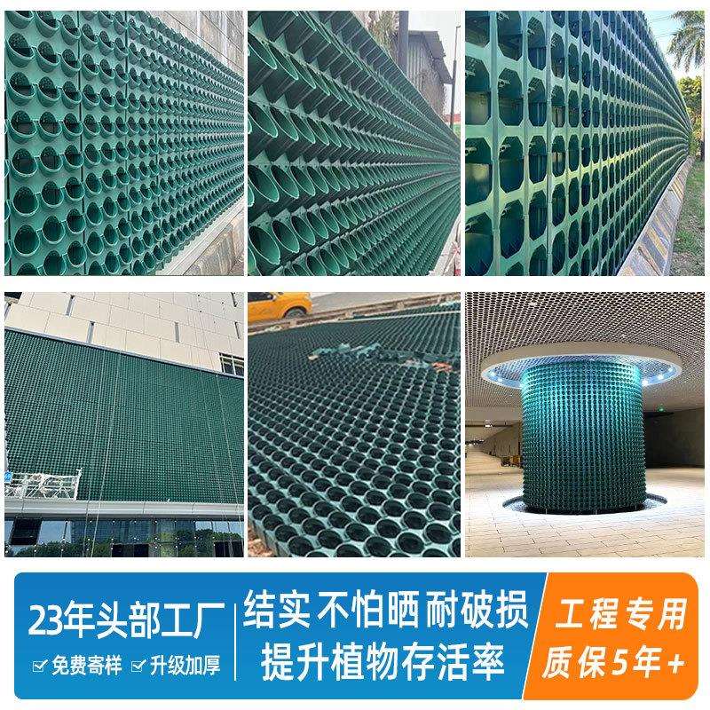 市政工程种植盒自动灌溉垂直绿化植物墙花盆工地围挡墙防尘种植槽
