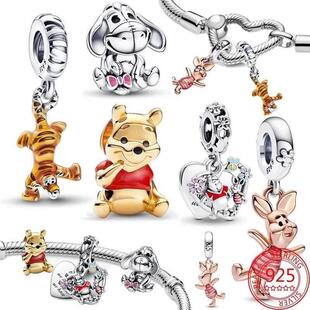 Lilo Stitch Series Charms Silver 925 Original Fit Bracelet S