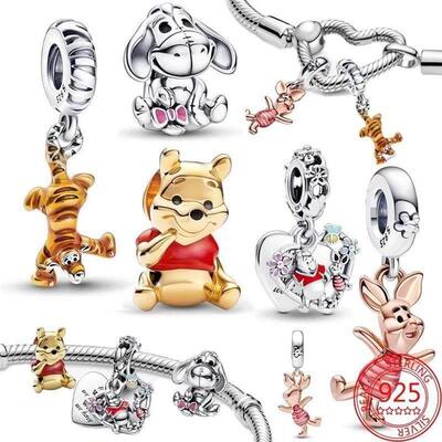 Lilo Stitch Series Charms Silver 925 Original Fit Bracelet S