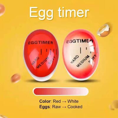 1pcs Egg Boiled Gadgets for Decor Utensils Kitchen Timer Ca