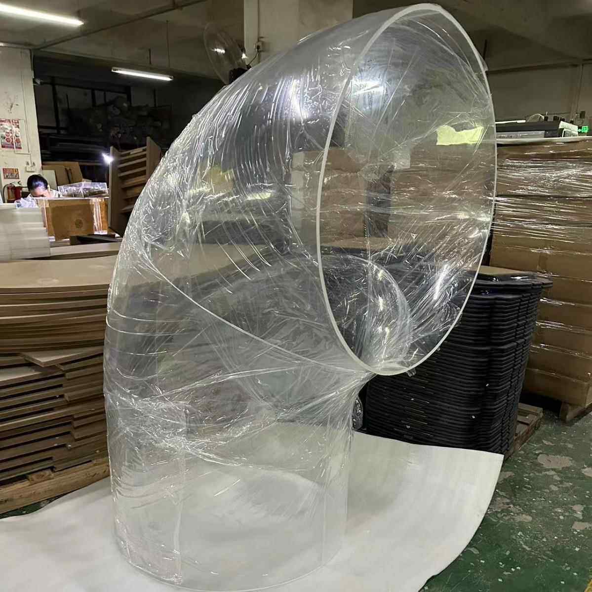 亚克力弯头大型弯管模型来图来样按需有机玻璃