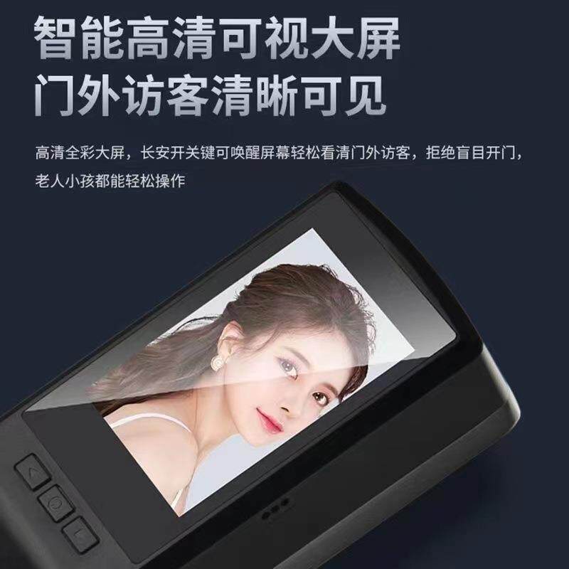 全自脸动指纹家锁用盗防门0B35入户电子密码锁人识别智能门锁工厂