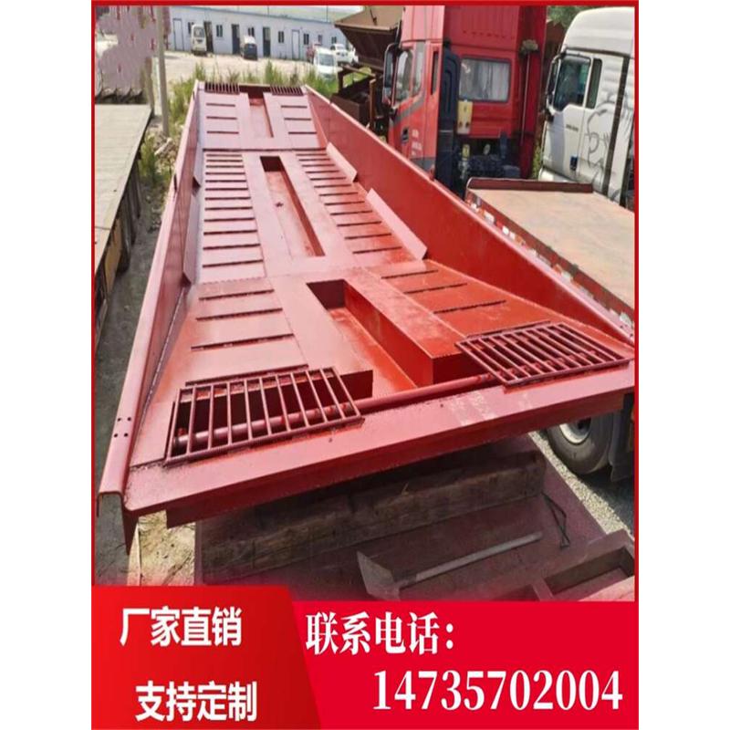 移动洗车槽建筑工地过水池全自动工程洗轮机免基础钢制冲洗平台