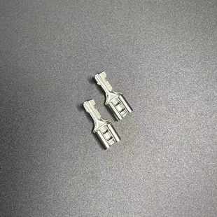 DJ621 D6.3B插簧6.3插簧0.3厚0.35厚0.4厚0.5厚散件黄铜镀锡