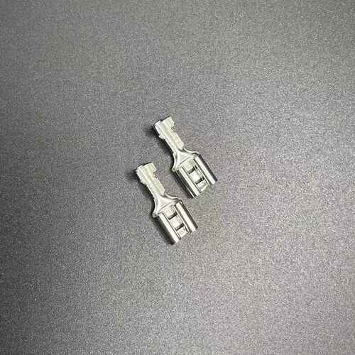 DJ621-D6.3B插簧6.3插簧0.3厚0.35厚0.4厚0.5厚散件黄铜镀锡