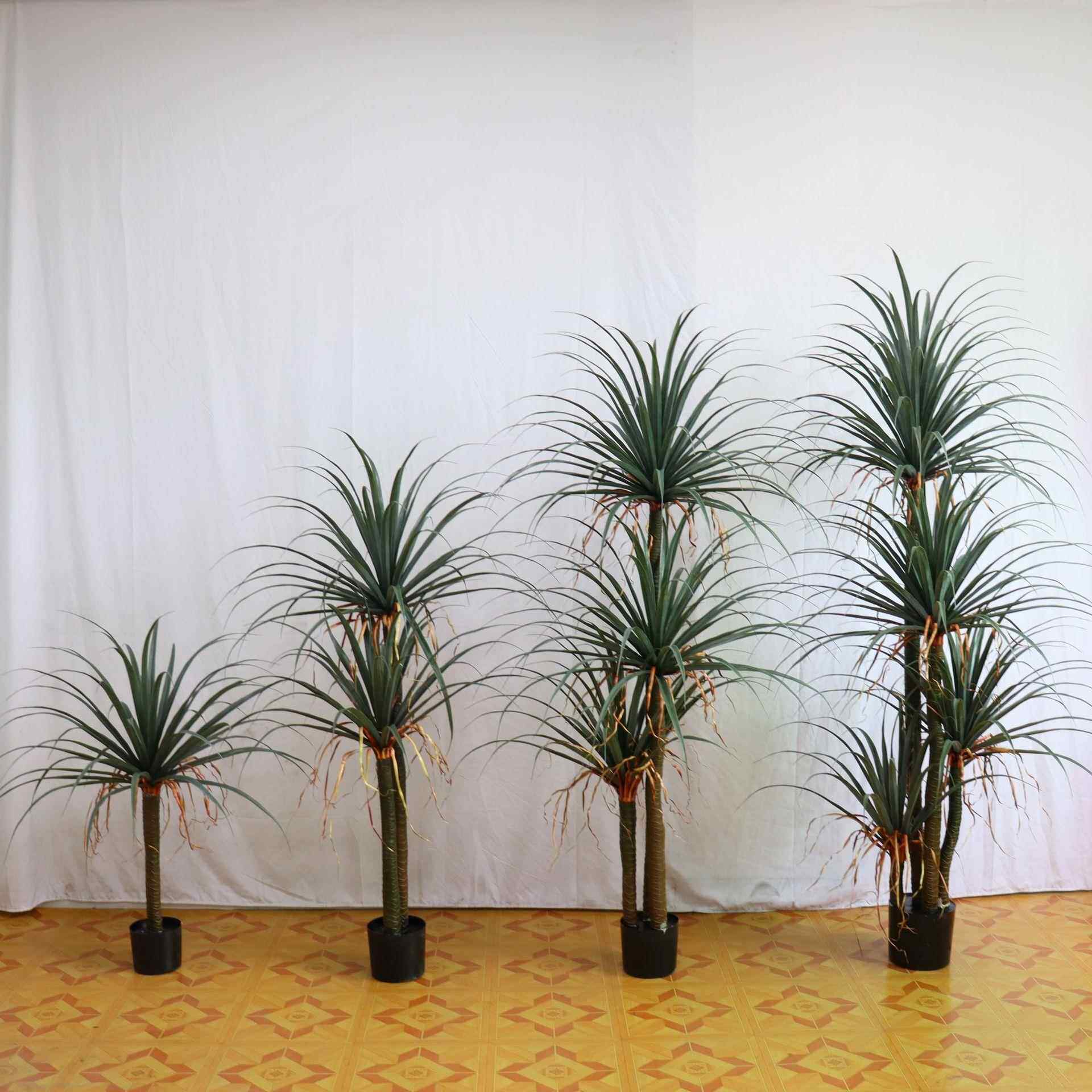 假树龙血树仿真植物落地盆栽大型客厅盆景假花塑料花装饰仿真绿植
