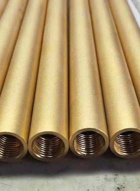 彩色氧化铝管喷粉 极阳氧化铝产品 铝管紫色喷砂氧化 可切割攻牙