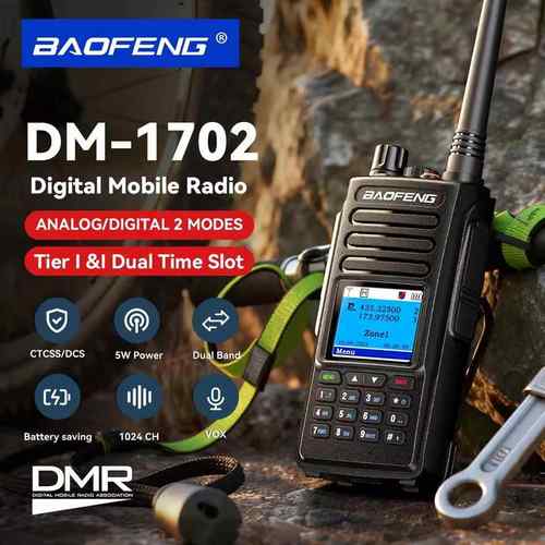 宝锋数字对讲机DM-1702宝锋DM1702对讲机DMR户外无线大功率厂家直