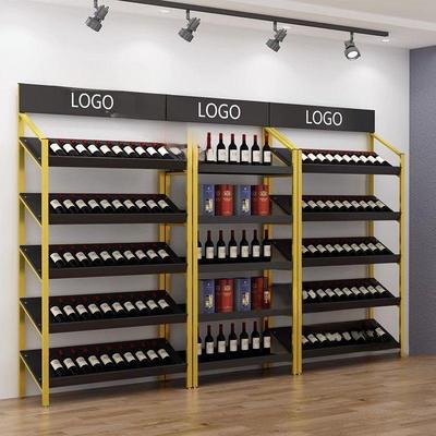 鞋店货架斜面展示架商场礼品化妆陈列置物架红酒衬衣包包鞋架展柜