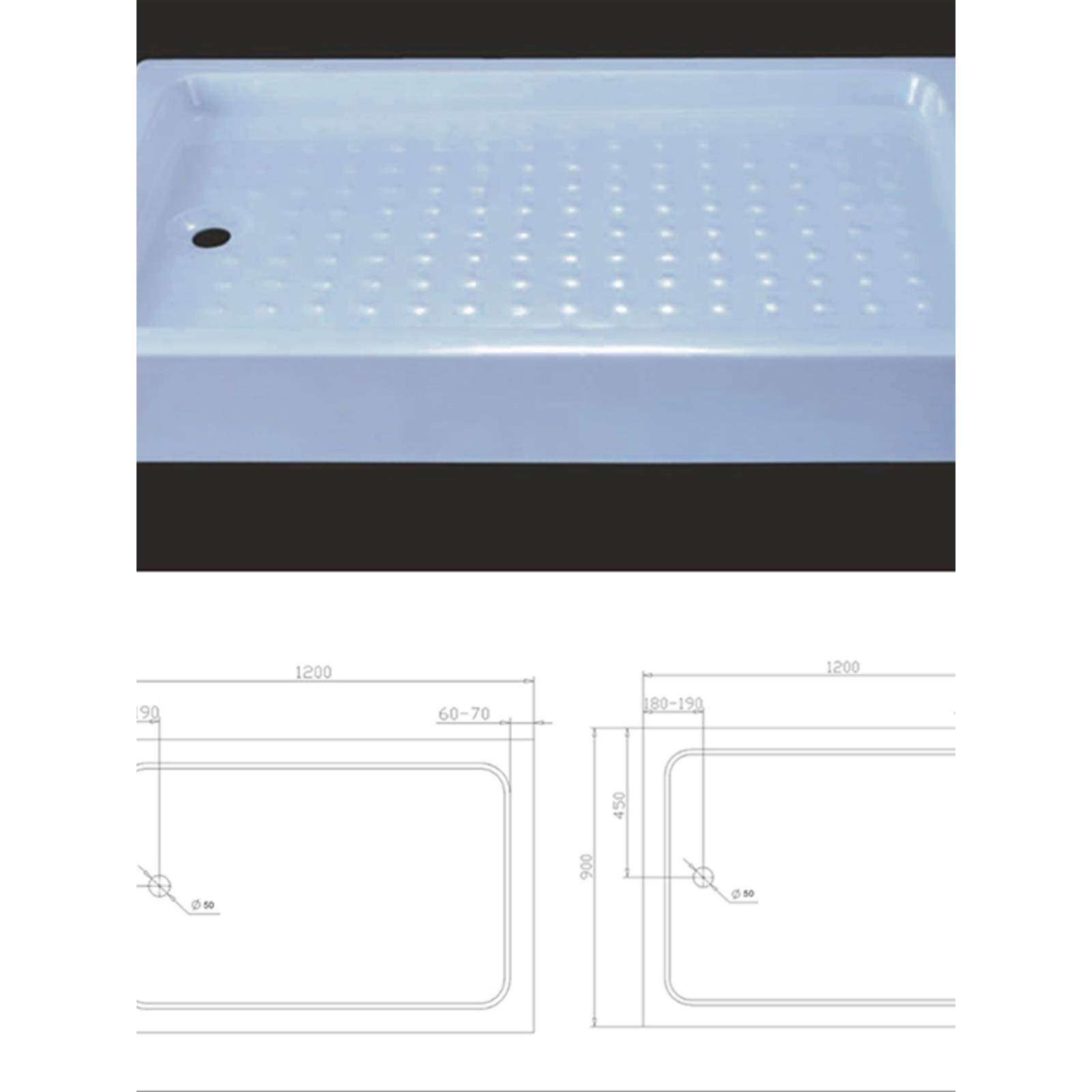 淋浴房底座包邮首单直降长方形淋浴底盘加厚亚克力防水淋浴房底盆