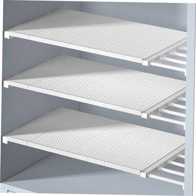 Adjustable Closet Organizer Storage Shelf Wall Mounted DIY