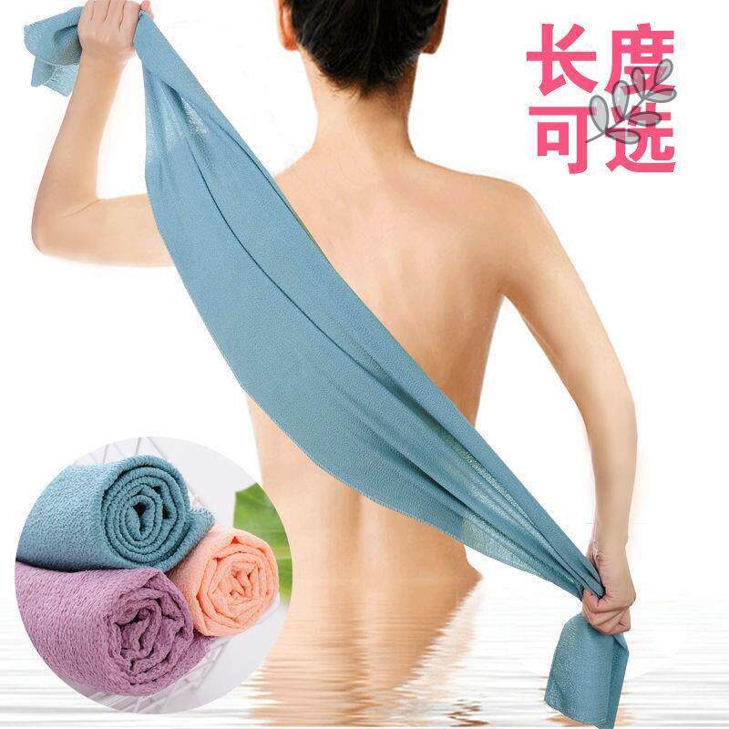 特粗砂搓澡巾双面长条搓背巾单层男女搓后背布条强力擦背巾拉背条