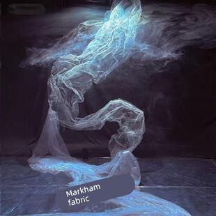 云雾网纱可塑性金属造型幼儿园吊顶硬纱婚庆摄影梦幻婚礼背景装饰