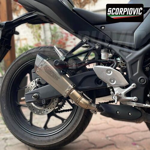 小锥六角尾排气管NINJA400段321RHJI赛600CBR650GPR250用51通MM