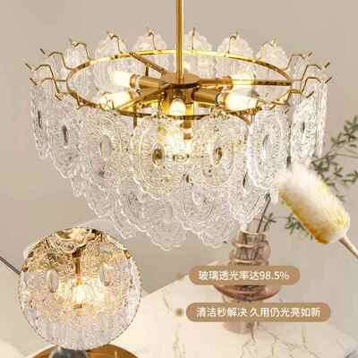 厅吊客灯法式轻奢水晶餐厅现DGY/大观代简约餐厅卧室灯3新灯款客