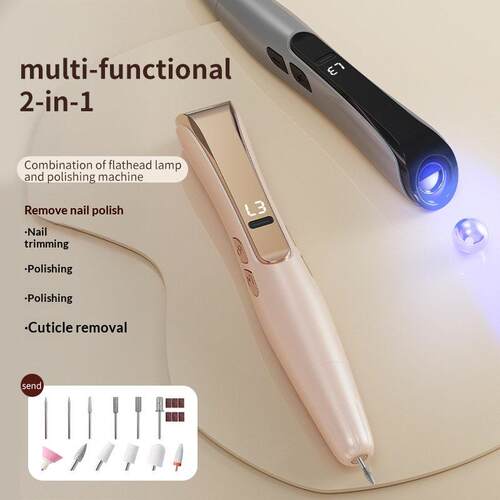 跨境磨甲器打磨机电动美甲器全自动指甲打磨器美甲工具电动磨甲器