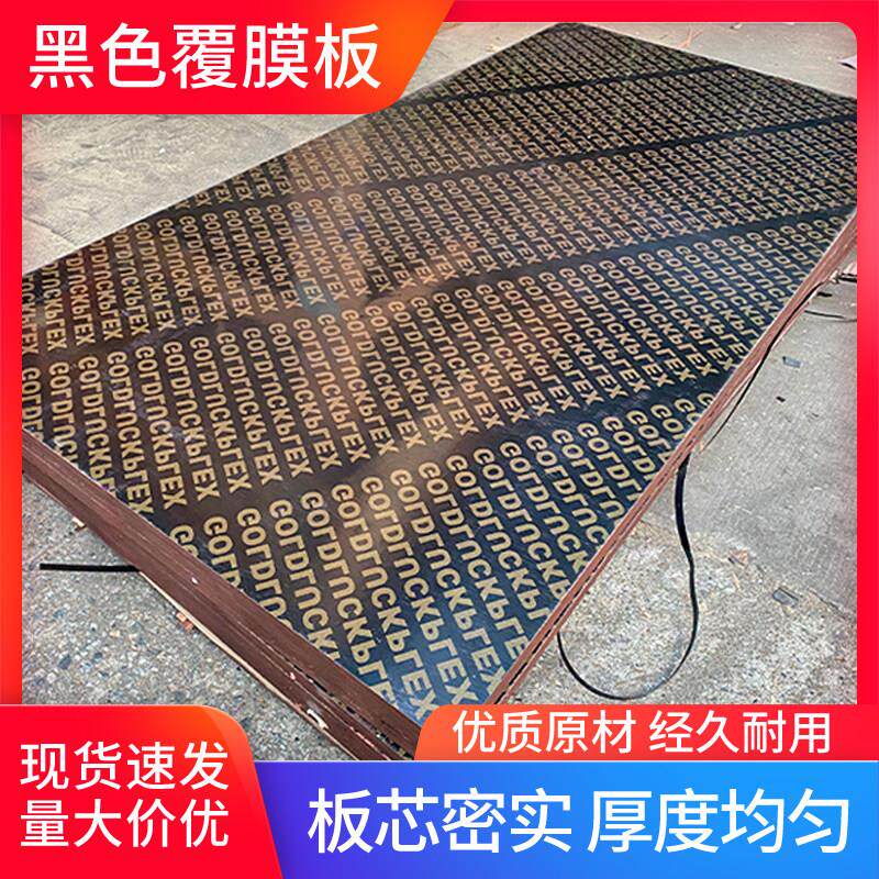 黑色建筑模板木板工地用木胶板混凝土浇筑工程胶合板木工清水板材