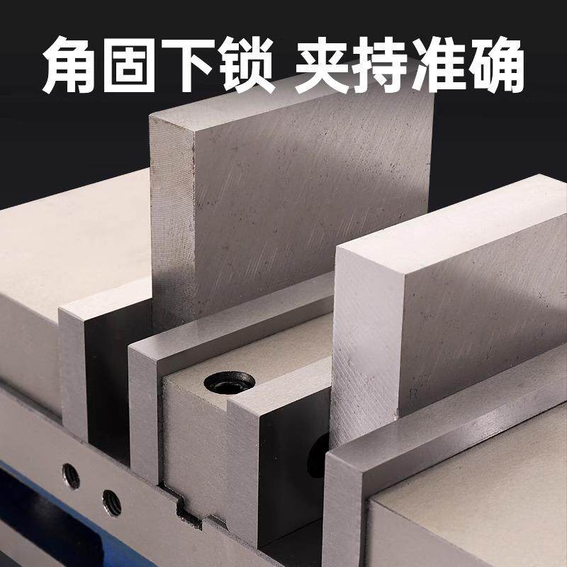 双向双开口重型平口钳高精密cnc数控加工中心铣床专用6寸台钳虎钳