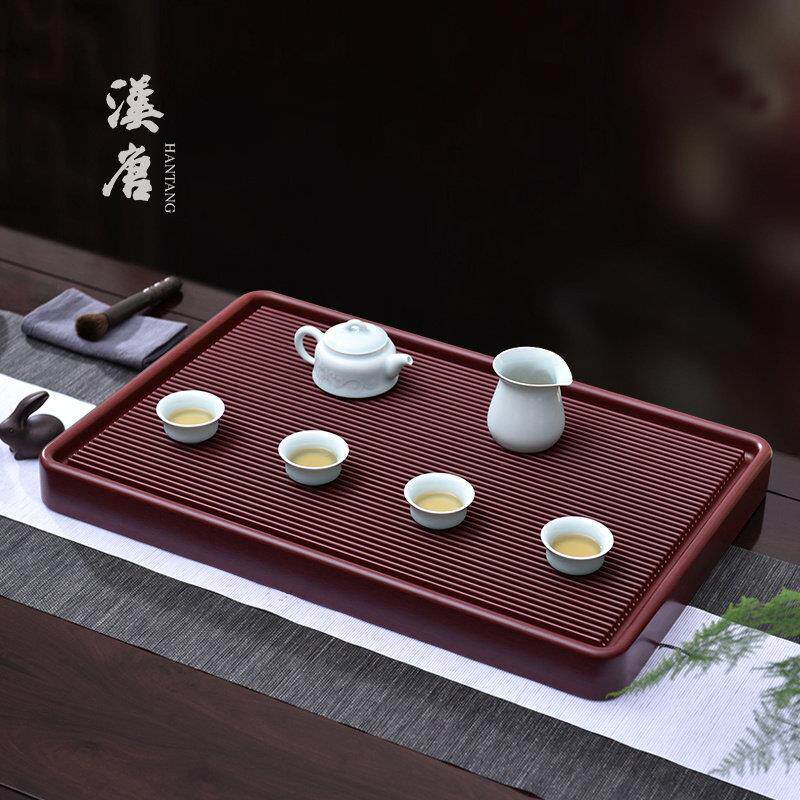 汉唐电木茶盘大号家用电胶木茶台现代简约商端功夫茶具排水茶托