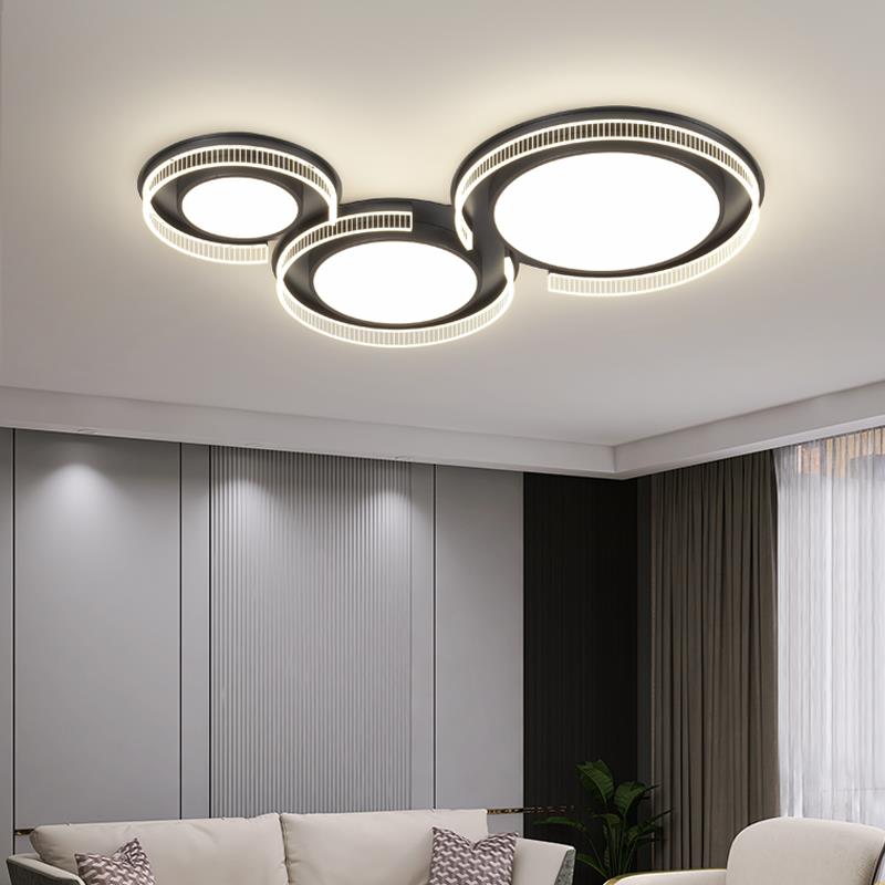 全光谱客厅灯现代简约大气轻奢高显指主卧室书房吸顶灯具全屋套餐