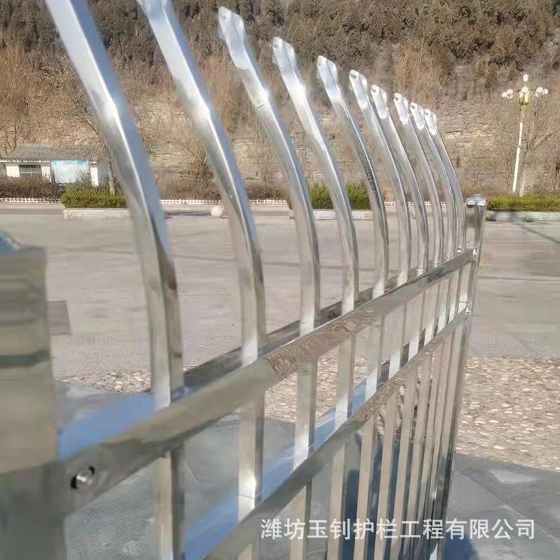 不锈钢护栏工地学校厂区别墅庭院户外围墙院墙隔离栅栏不锈钢围栏