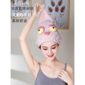 卡通洗头干发帽女2026新款 超强吸水速干可爱儿童包头巾干发巾浴帽