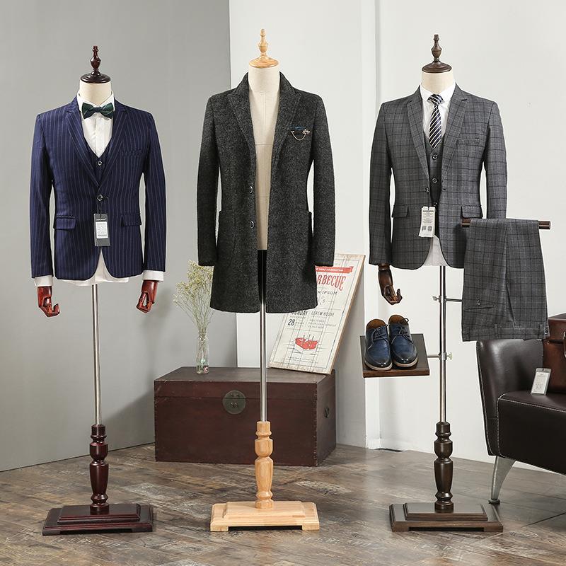 韩版模特道具男 半身衣架西装礼服西服拍照展示架服装店 模特架