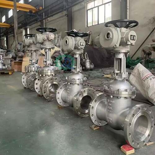 Z941H-16CDN65现场手动闸阀改造电动80V远程控制PLC搭配DZW10
