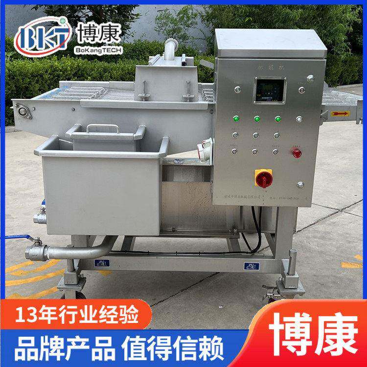 鱿鱼丝上浆机专业定制食品上浆裹粉设备天妇罗紫苏叶淋浆机