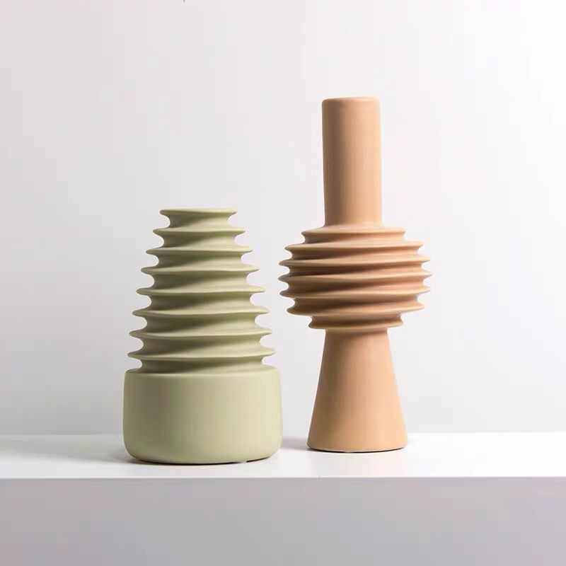 创意抽象花器摆件现代北欧极简风陶瓷花瓶花插家居样板房软装饰品,家居饰品,花瓶,淘宝优惠券,粉丝福利购,淘宝优惠卷