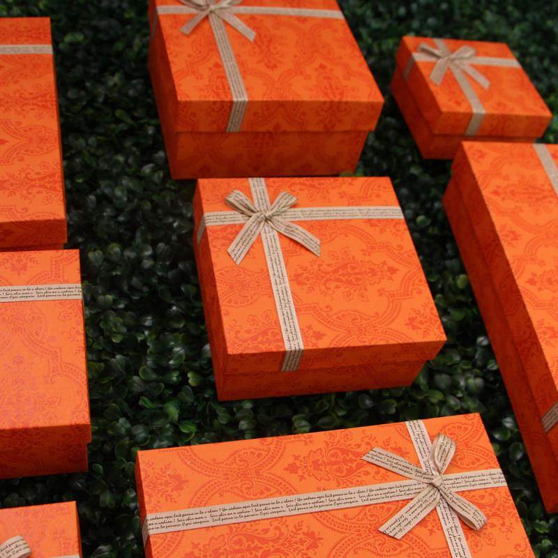 天地装风礼盒空盒包装盲盒生日礼盒橙色口红礼品覆古纸盒,节庆用品/礼品,糖盒/糖盒配件,淘宝优惠券,粉丝福利购,淘宝优惠卷