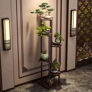 花架子客厅落地阳台置物架多层室内花盆托架植物摆放架轻奢高级感