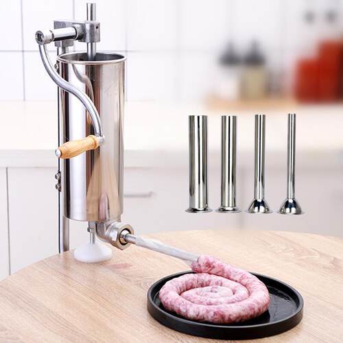 升立式家灌香灌肠机不MLU锈钢灌肠器用商用手动腊肠机 灌香肠装机