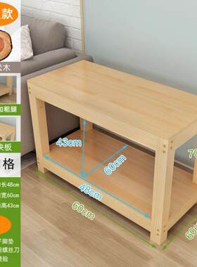 低柜桌1米鱼缸承重双层底架底8060全.物2置多层摆放架实木