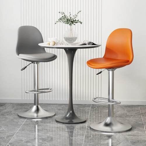 新品ll吧台椅椅子升降旋转高脚凳吧台凳轻奢酒吧椅收银台椅家用靠