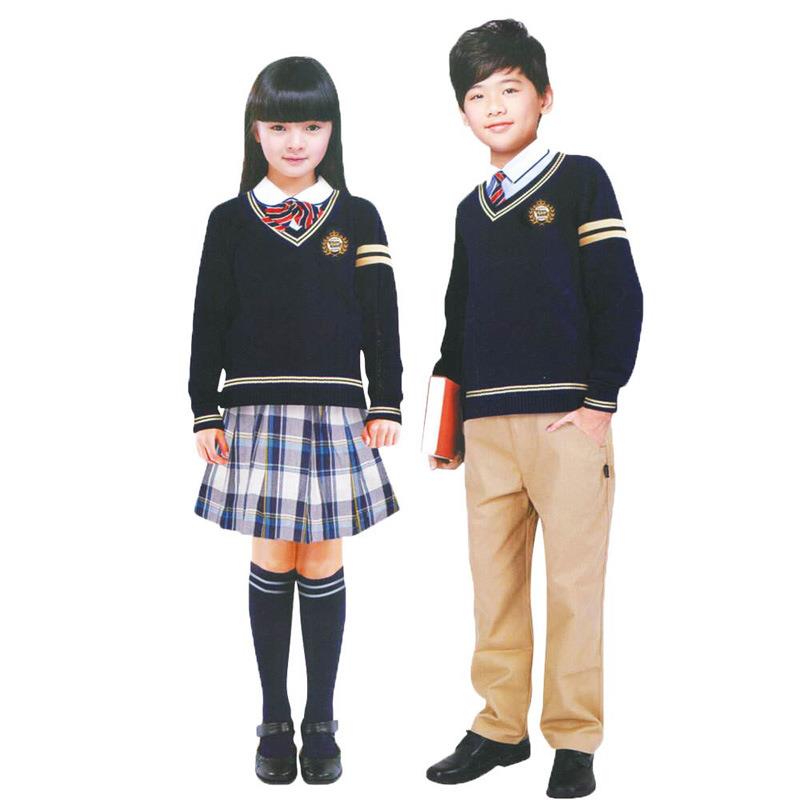 厂家直发儿童领带中学生领结领花套装制服校服条纹免打小领带