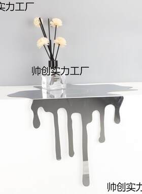 不锈钢抽象摆件样板间简约客厅桌面立体装饰轻奢礼工艺品金属