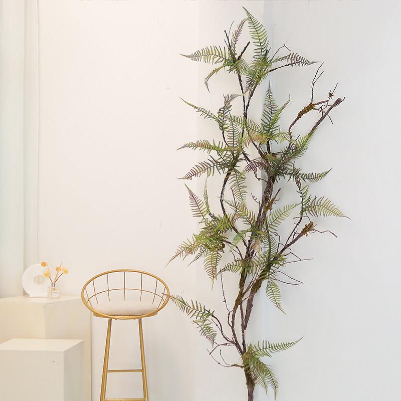 彷真波斯叶蕨类枯藤景观苔藓植物造景下水道管遮挡室内装饰藤蔓墙