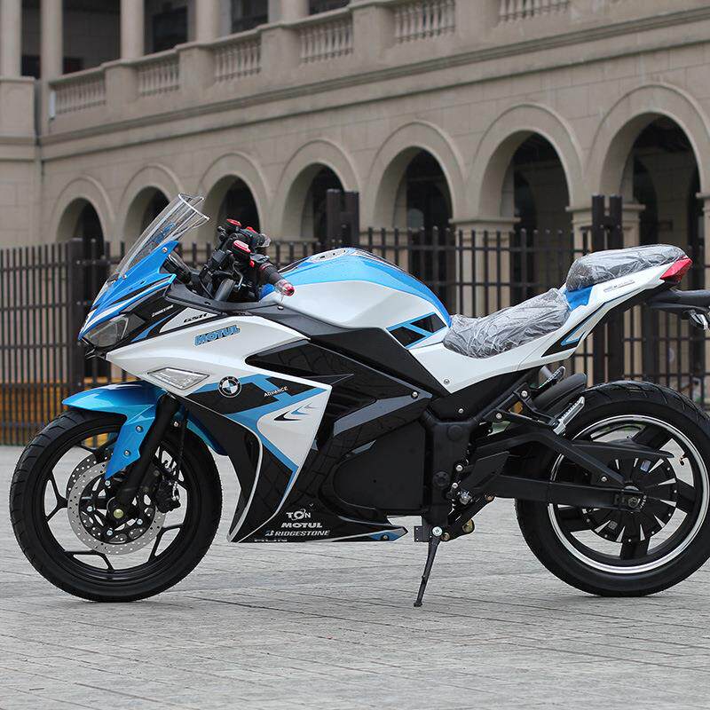 V6地平线S款电动跑车摩托车成人趴赛小忍者R3电摩街车电动摩托