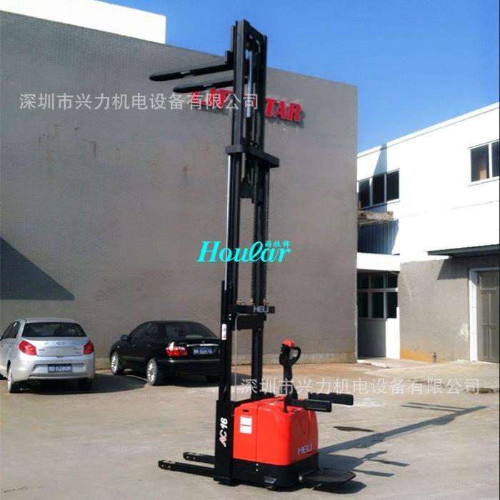1.6吨4.5米全电动堆垛车合力全电动升高车宽腿堆垛机CDD16-960